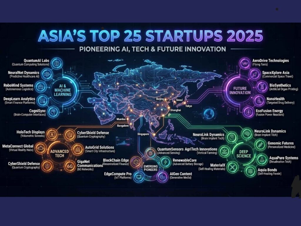 Asia’s Top 25 Startups 2025
