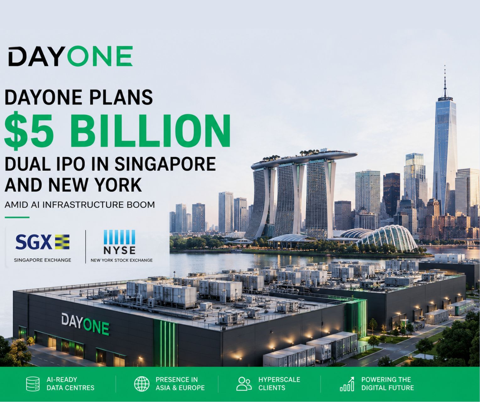 DayOne Plans $5 Billion Dual IPO
