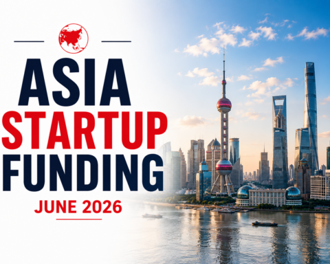 Asia startup funding rounds June 2026 — CRED $900M leads record month for India China and Southeast Asia venture capital